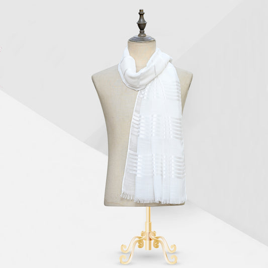 Turkish plaid & Stripes White