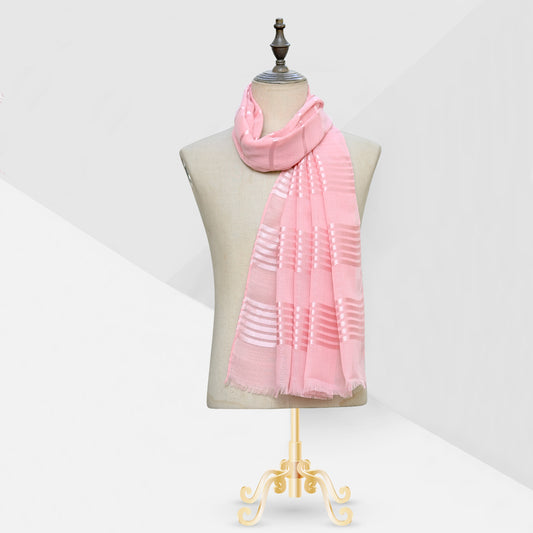 Turkish plaid & Stripes Baby Pink