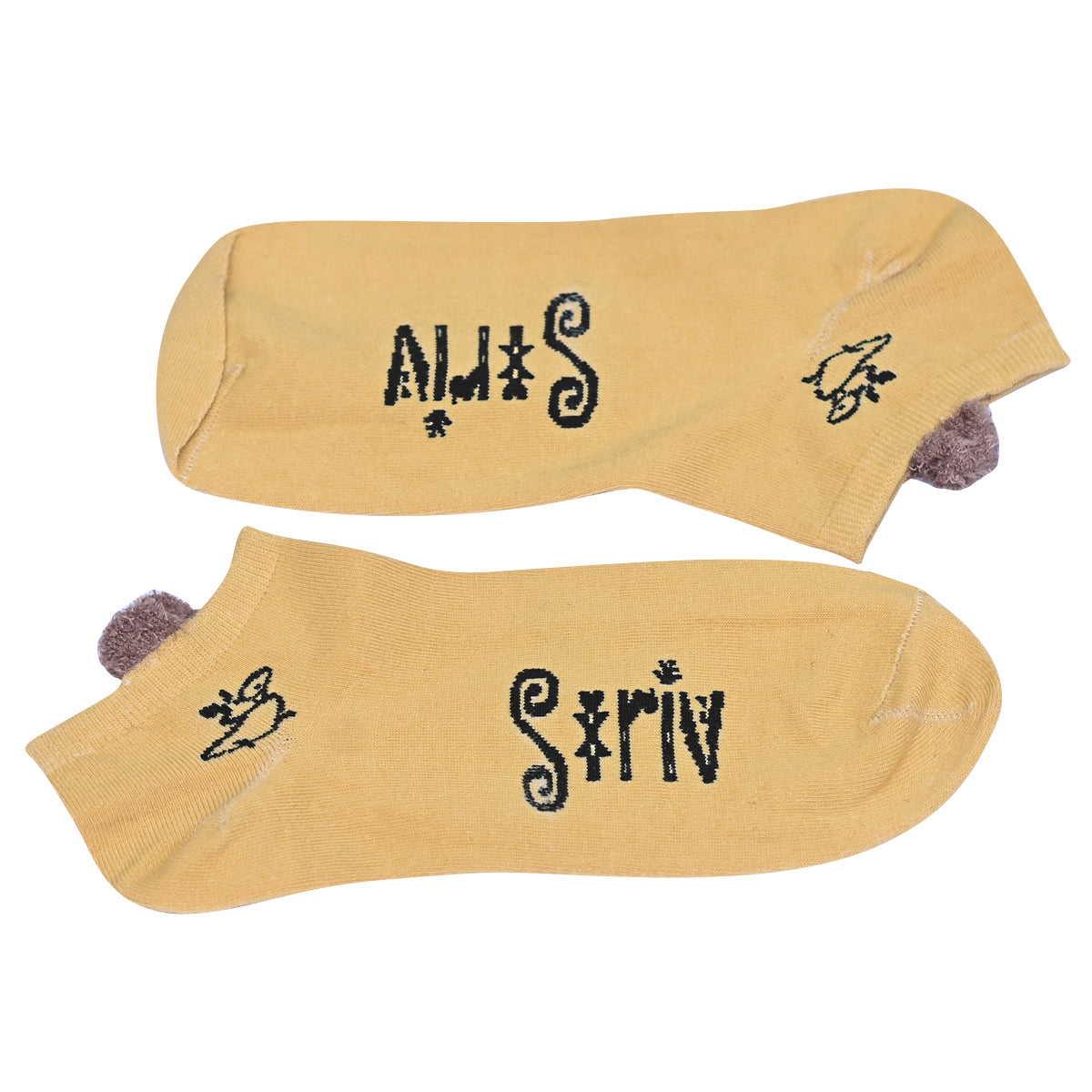 Lady print socks Px1