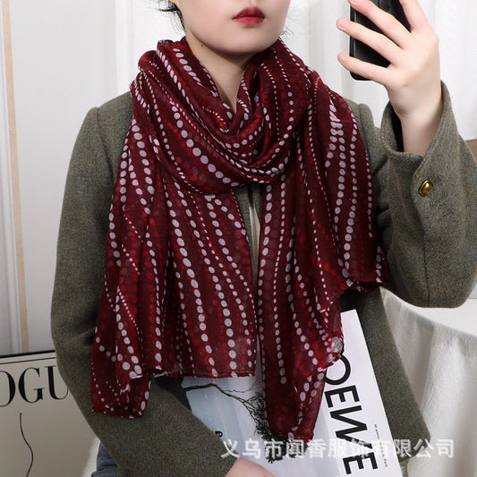 Dots Maroon-C1