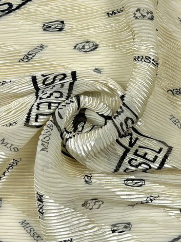 Crinkle Silk Square Scarf