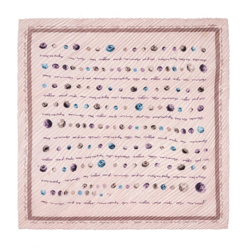 Crinkle Silk Square Scarf