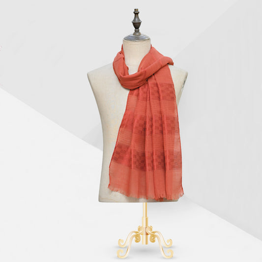 Turkish Lawn Cozy Scarf Orange