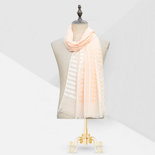Turkish Lawn Stripes Peach