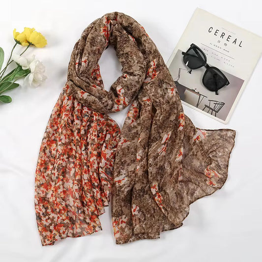 Folky print beige-C1