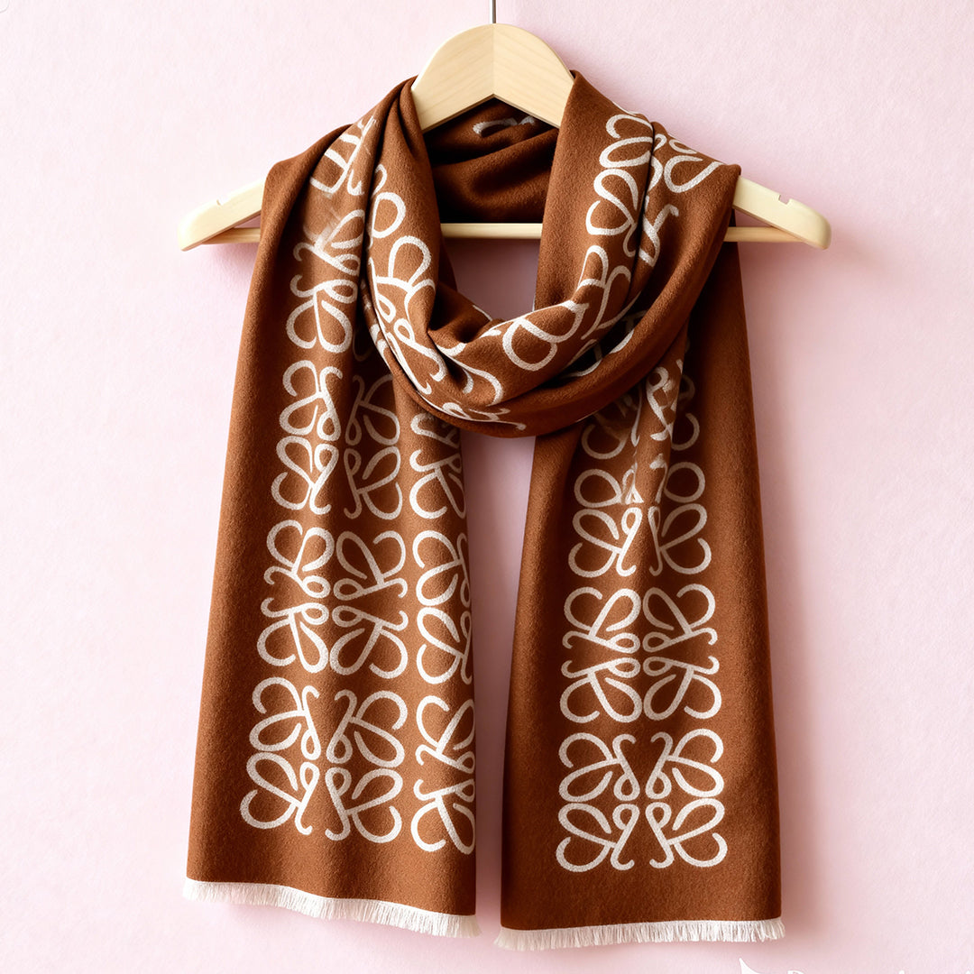 Abstract Beige Premium Cashmere