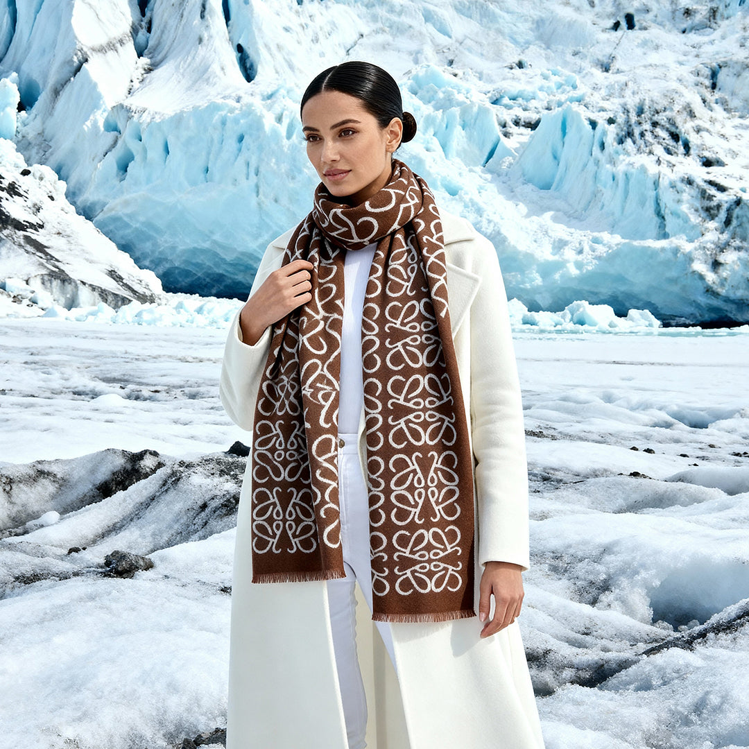 Abstract Brown Premium Cashmere