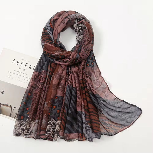 Leo print Tea Pink-N1