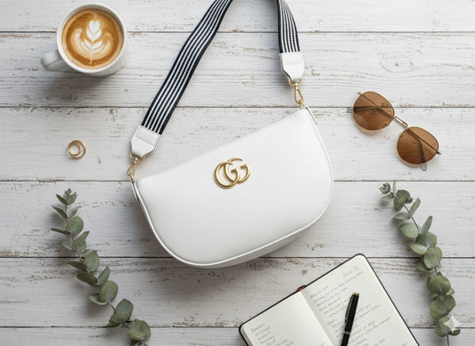 BM001 Crossbody Bag White