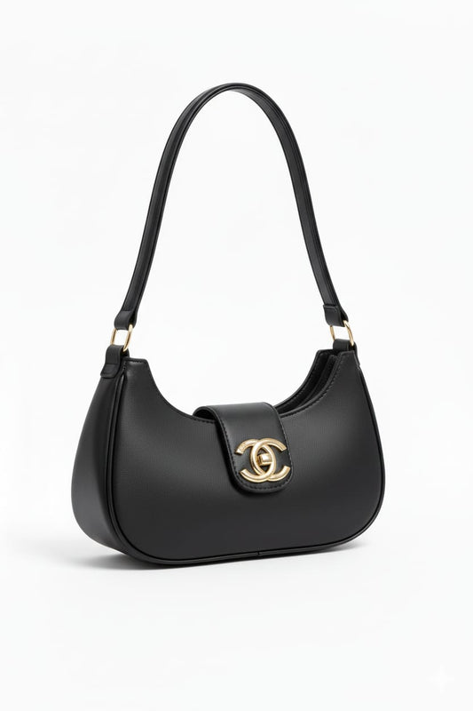 Bella Luxe Shoulder Bag Black