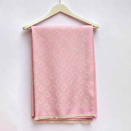 C-C Pink premium Cashmere Scarf