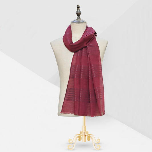 Turkish Plaid & Stripes Maroon