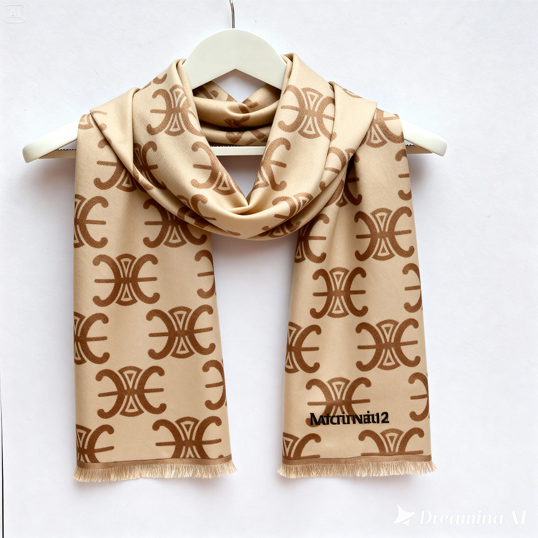 Cel-line logo Beige Premium Cashmere