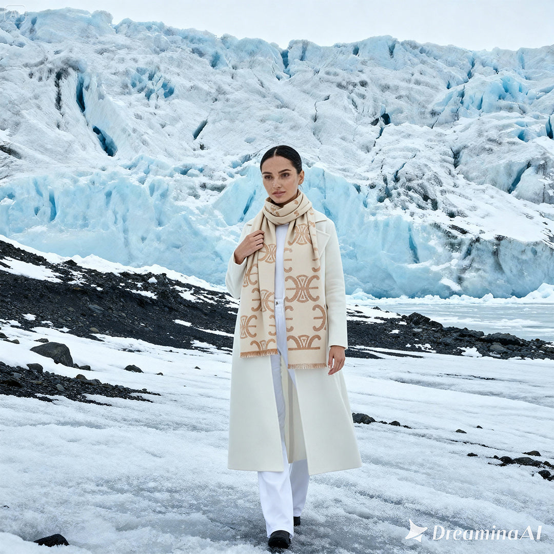 Cel-line logo Print Premium Cashmere