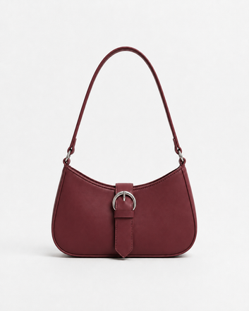 Buckle Bag Maroon
