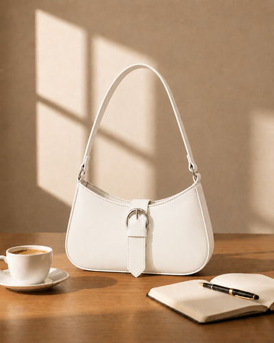 Buckle Bag White