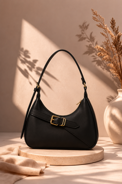 Side Buckle Bag Black