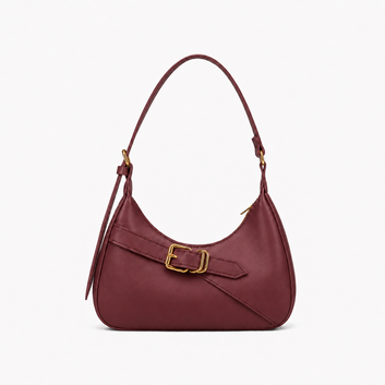 Side Buckle Bag Maroon