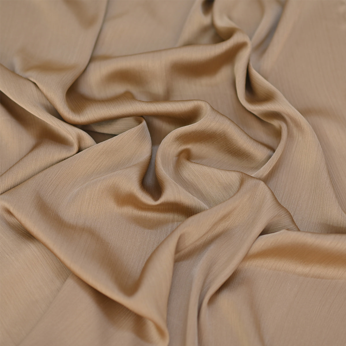 Beige Crinkle Silk