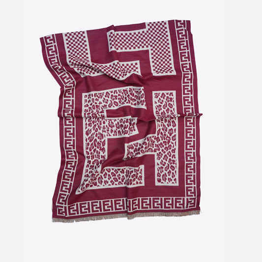 Fen-Di Maroon Premium Cashmere