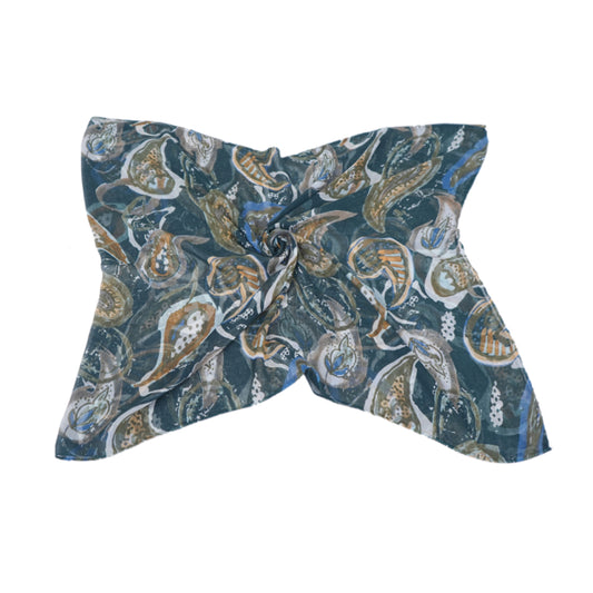 Paisley Steel Green-N26