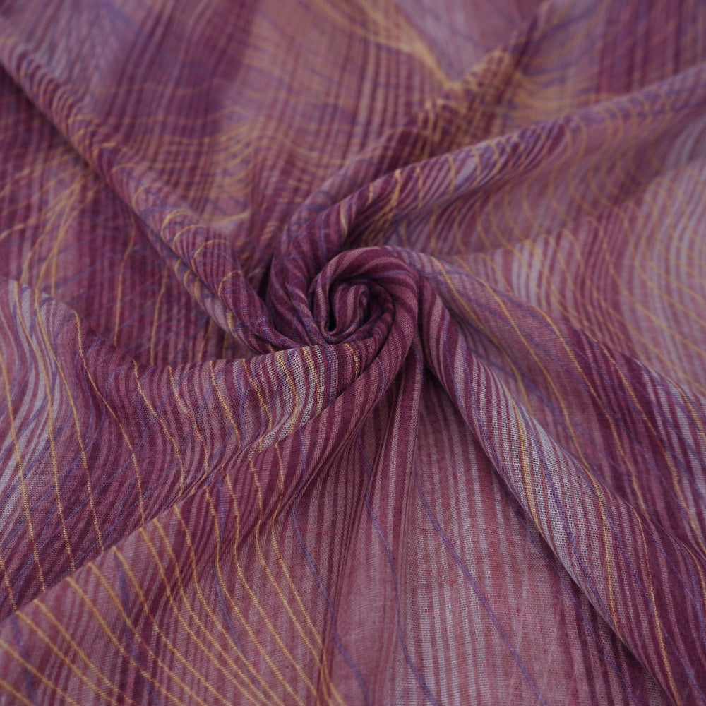 Abstract Drawing Maroon-N26