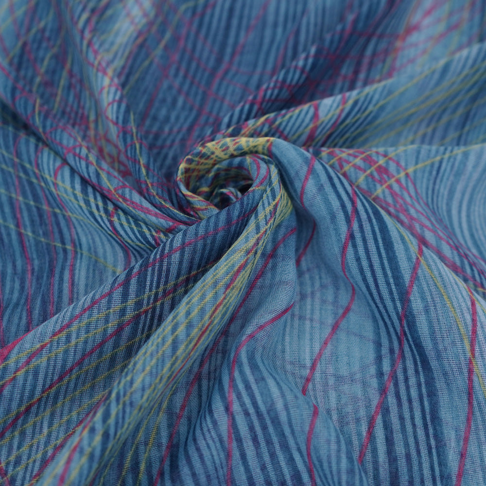 Abstract Drawing Blue-N26