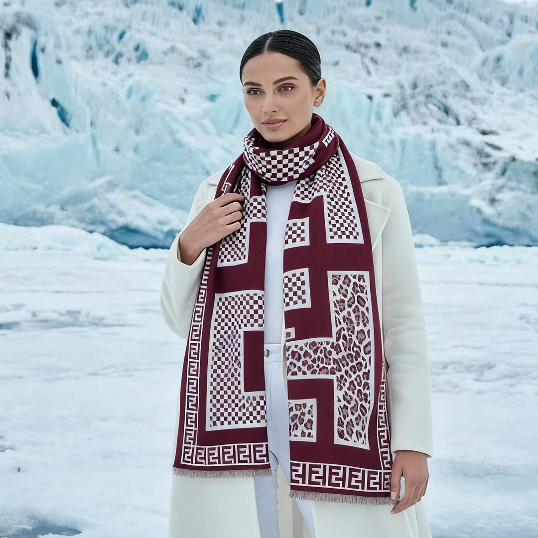 Fen-Di Maroon Premium Cashmere