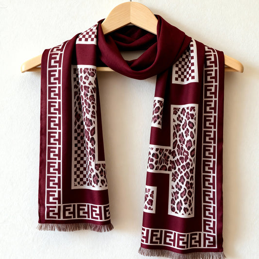Fen-Di Maroon Premium Cashmere