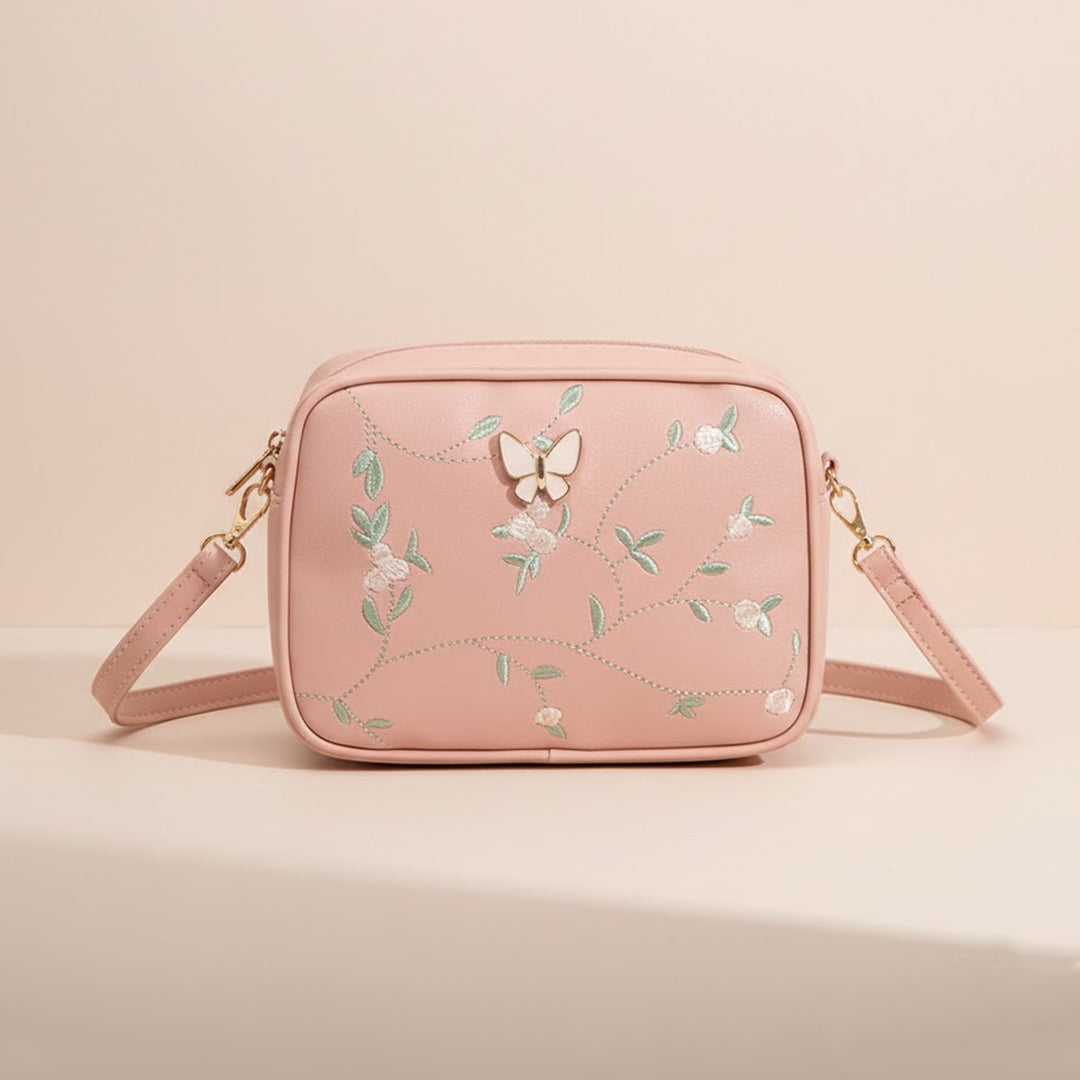 Embroidered Bag Pink