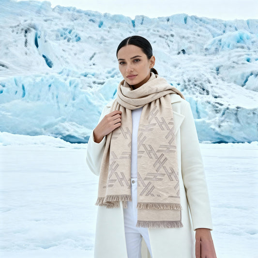 H-H Print Premium Cashmere