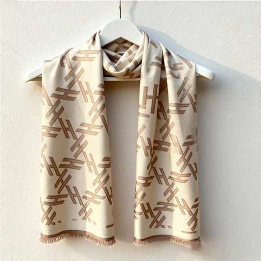 H-H  Print Premium Cashmere