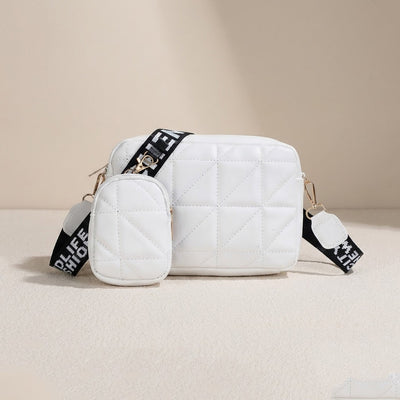 Check bag white