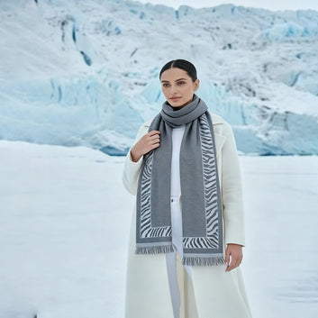 Zeb-ra Grey Premium Cashmere