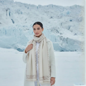 Zeb-ra Print Premium Cashmere